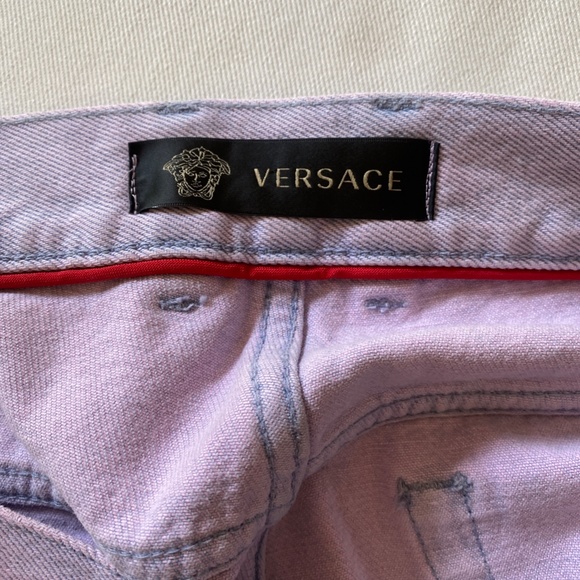 AUTHENTIC VERSACE SLIM FIT JEANS 32 DENIM PANTS - Picture 12 of 14